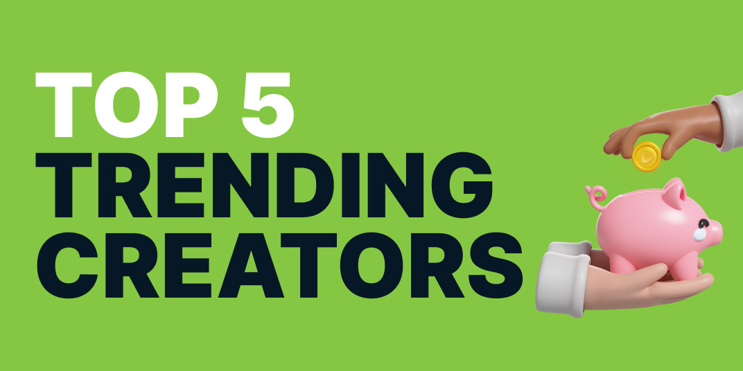 Top 5 Trending Creators - Finance